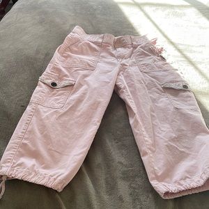 Capris pink size 8